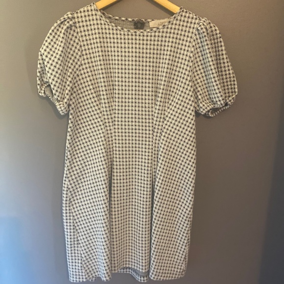 Gingham print mini dress - Picture 1 of 4
